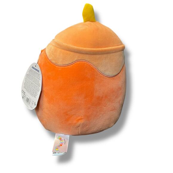 Squishmallows Plush Misha Pumpkin Candle Autumn Fall Halloween Gift Orange 8" - Picture 6 of 12